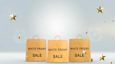 White Friday Background Stock Illustration