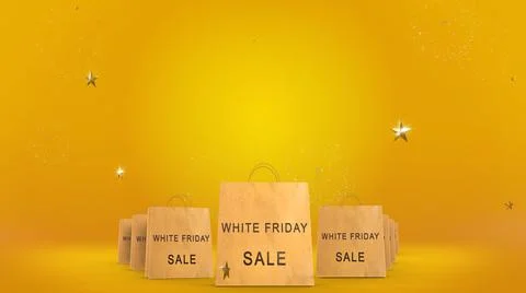 White Friday Background 스톡 일러스트