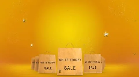 White Friday Background 스톡 일러스트