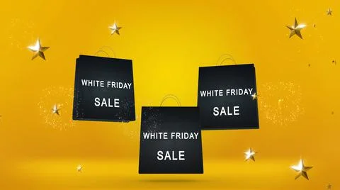 White Friday Background 스톡 일러스트