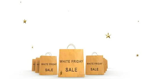 White Friday Background 스톡 일러스트