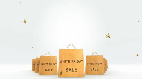 White Friday Background 스톡 일러스트