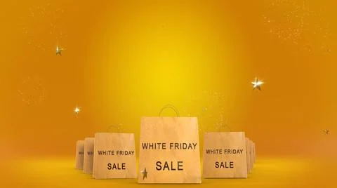 White Friday Background 스톡 일러스트