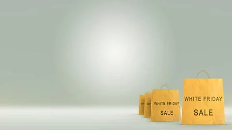 White Friday Background 스톡 일러스트