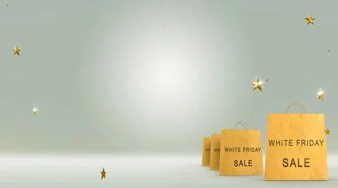 White Friday Background 스톡 일러스트