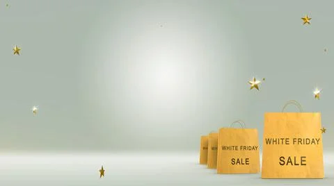 White Friday Background 스톡 일러스트