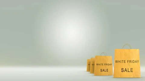 White Friday Background 스톡 일러스트