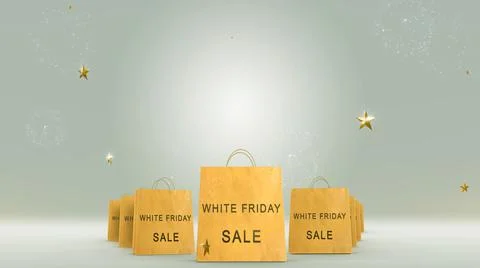 White Friday Background 스톡 일러스트