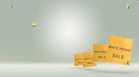 White Friday Background 스톡 일러스트