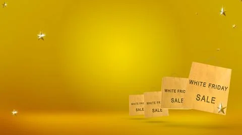 White Friday Background Stock Illustration