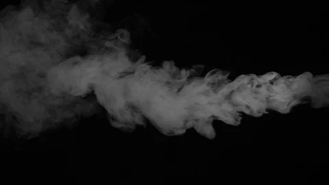 White fume after explosion Stock Footage
