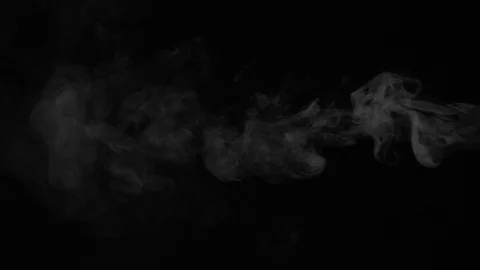 White fume after explosion Stock Footage 74355232