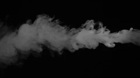 White fume after explosion Stock Footage 74355263