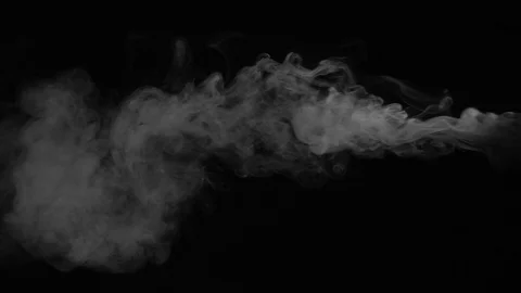 White fume after explosion Stock Footage 74355283