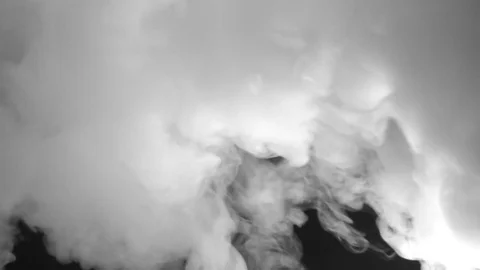 White fume after explosion Stock Footage 74357957