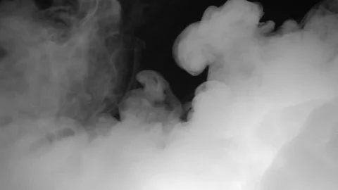 White fume after explosion Stock Footage 74357962