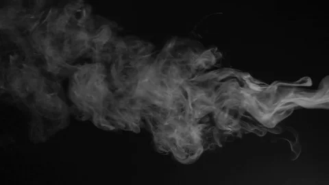 White fume after explosion Stock Footage 74358651