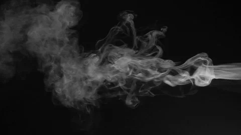 White fume after explosion Stock Footage