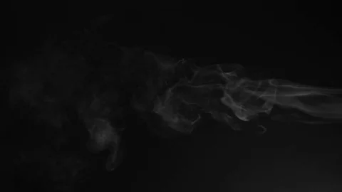 White fume after explosion Stock Footage 74358713