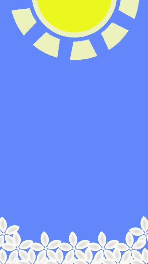 White garden vertical animation Stock Footage 310244857