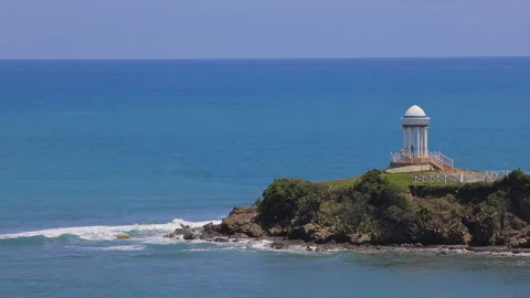 White gazebo Stock Footage 132771281