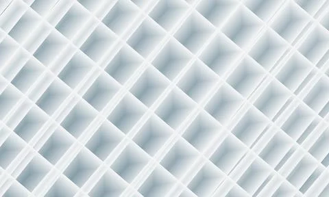 White geometric abstract background with overlapping diagonal squares and soft 스톡 일러스트