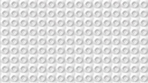 White geometric animated background with flowing circle elements Video stock 160688301