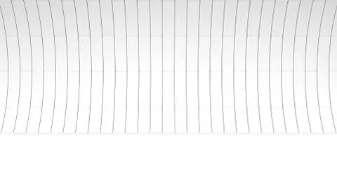 White geometric background. abstract stripe Paper pattern. 3d rendering Stock Illustration