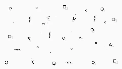 White Geometric Background Stock Footage 102775122