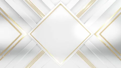 White geometric background luxury Stock Footage 262533729