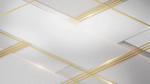 White geometric background luxury Stock Footage 262533748