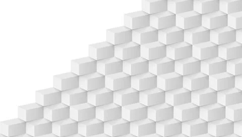White Geometric Background. Template Pattern For Design 库存插图