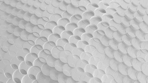 White Geometric Pattern Background Stock Footage 299904209