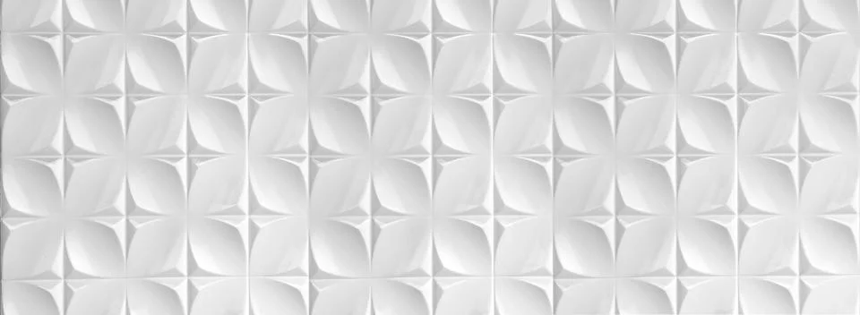 White geometric  pattern creating abstract background Foto stock