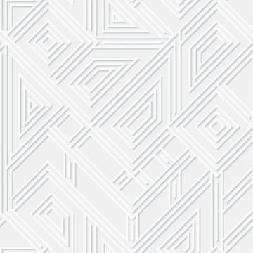 White geometric pattern. Stock Illustration