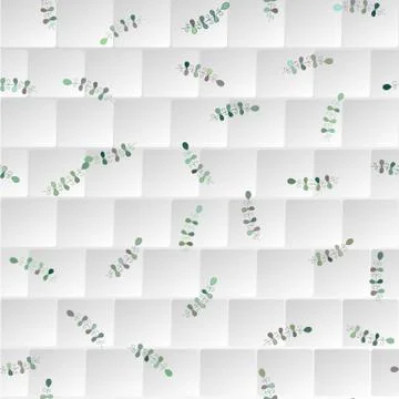 White geometric pattern with rectangles Stockillustratie