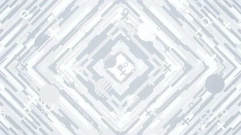 White Geometric Rhombic Abstract Background Stock Footage 152740621