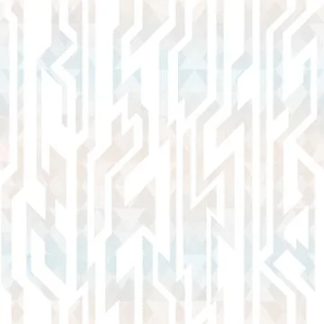 White geometric seamless pattern Stock Illustration