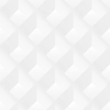White geometric seamless texture - vector 3d pattern Ilustración de archivo