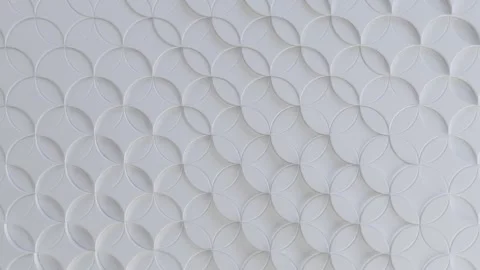 White Geometric Surface Waves Stock Footage 301253089
