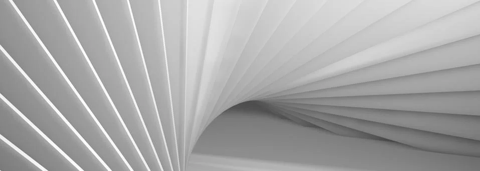 White geometric texture. 3d render background Illustrazione stock