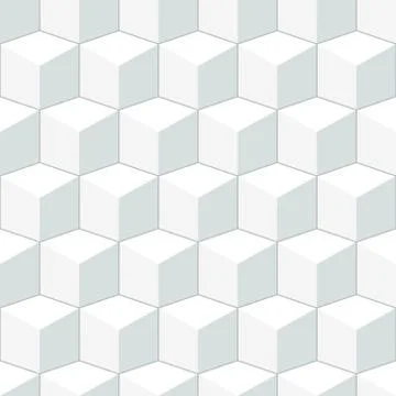 White geometric texture. Seamless vector pattern. 库存插图