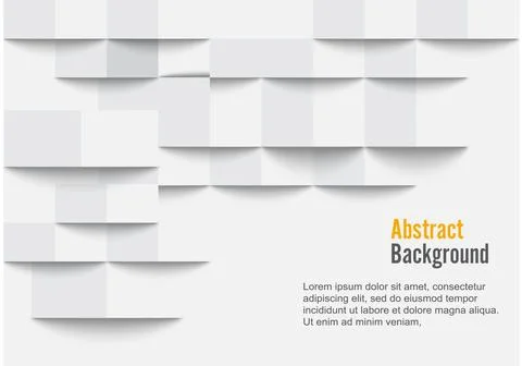 White geometric texture. Vector background can be used in cover design, boo.. Stock Illustration