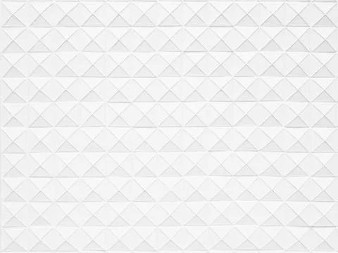 White geometry brick wall texture in modern style for backdrop design Stock Photos