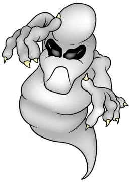 White Ghost Stock Illustration