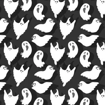 White ghost Stock Illustration
