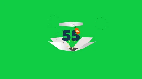 White Gift Box 55 Stock Footage 257979653