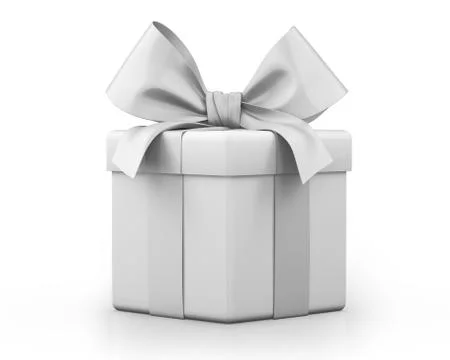 White gift box Illustration