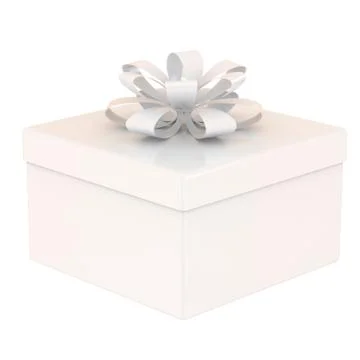 White gift box. Stock Illustration