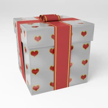 White gift box イラスト素材